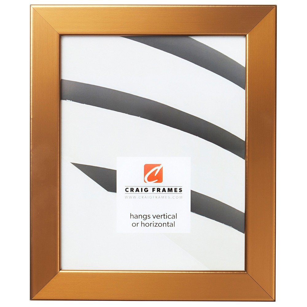 Bauhaus 125 Stainless Brass 8x12 Inch Picture Frame