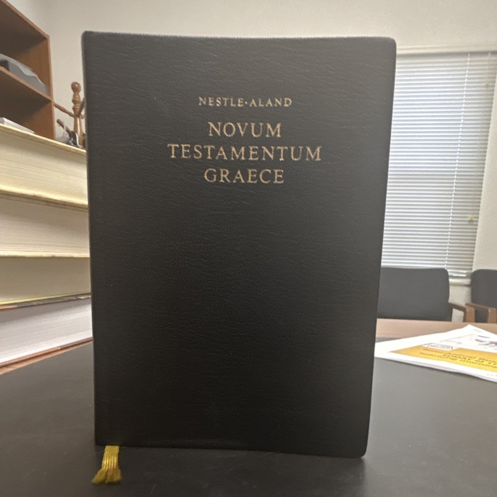 Nestlé, Aland Novum Testamentum Graece Greek New Testament Reference Hardcover