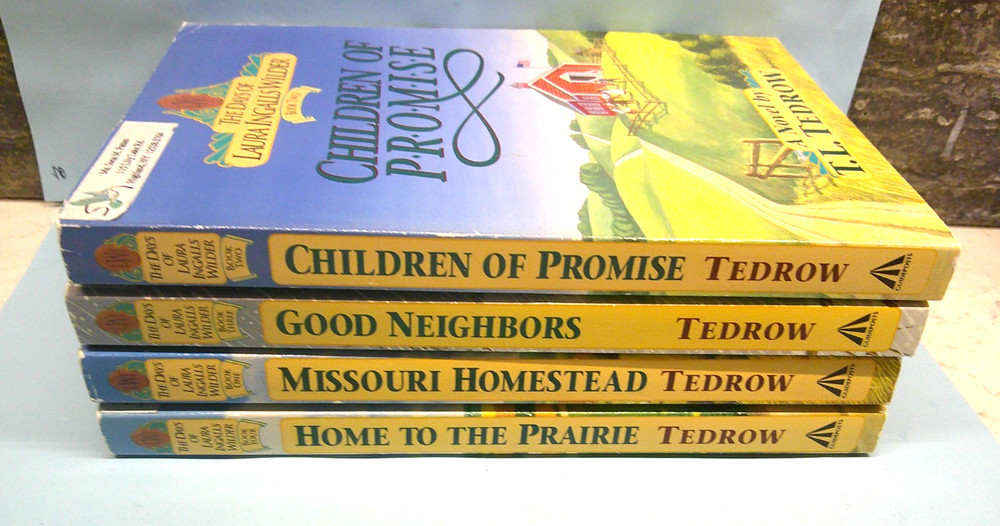 Lot of 4 The Days of Laura Ingalls Wilder Series 1-4  Books Tedrow Nelson