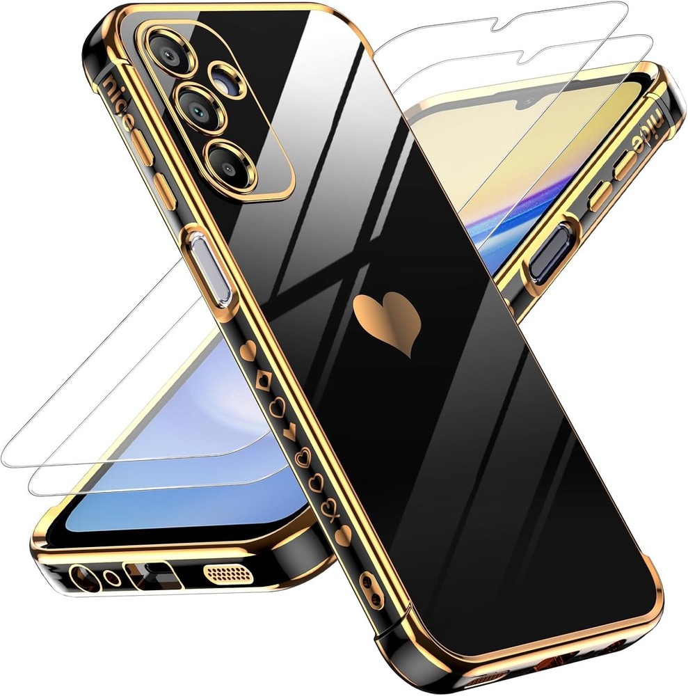 For Samsung Galaxy A15 Case With Camera Lens Protection & Soft Shockproof Cover
