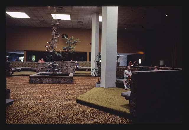 Kerhonkson New York Granit Main Lobby 1977 Interior Foyer Seating Plants