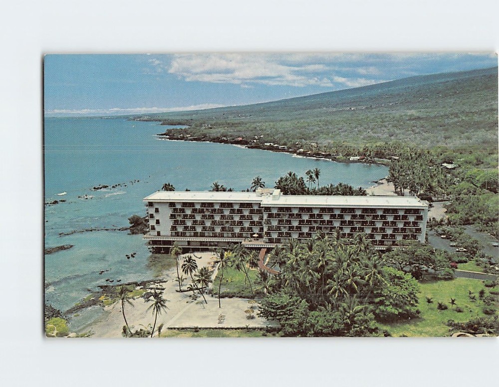 Postcard Keauhou Beach Hotel Kona Coast Hawaii USA