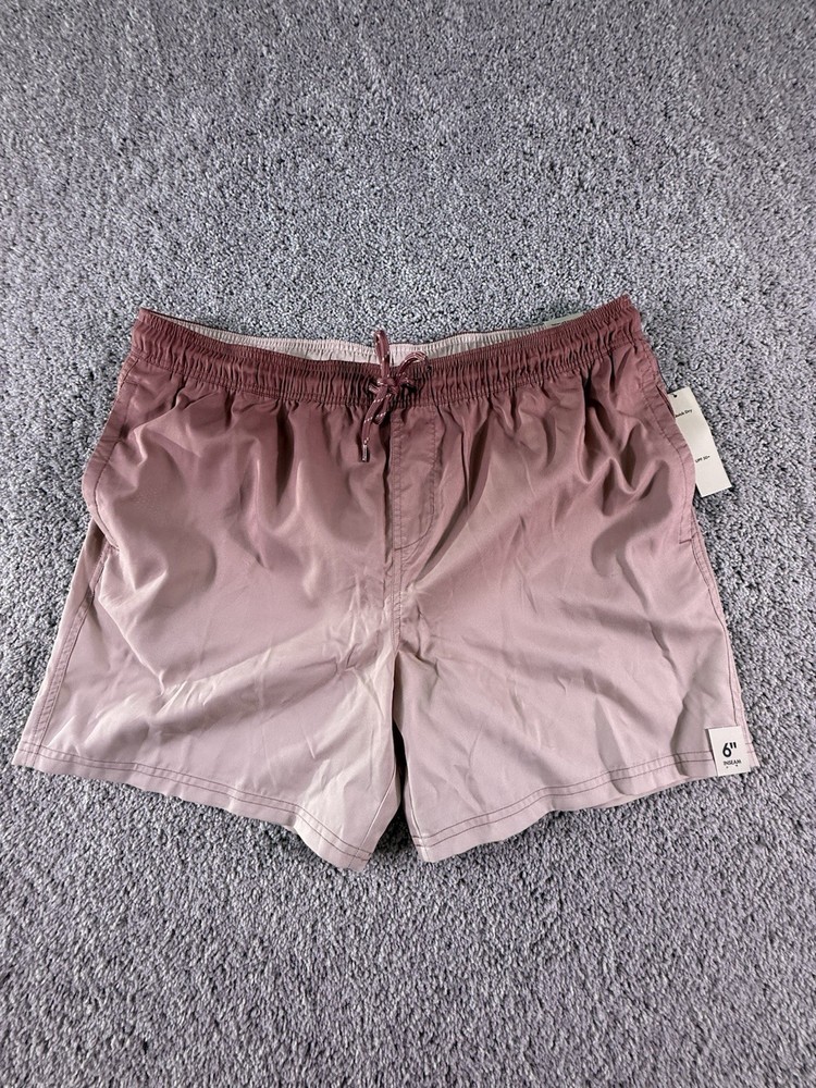 NWT No Boundaries Men’s Shorts Size XL Pink Elastic Waist Drawstring