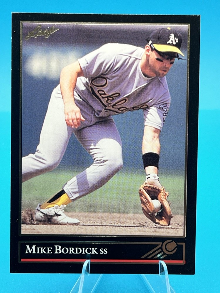 1992 Leaf Black Gold #364 Mike Bordick Athletics