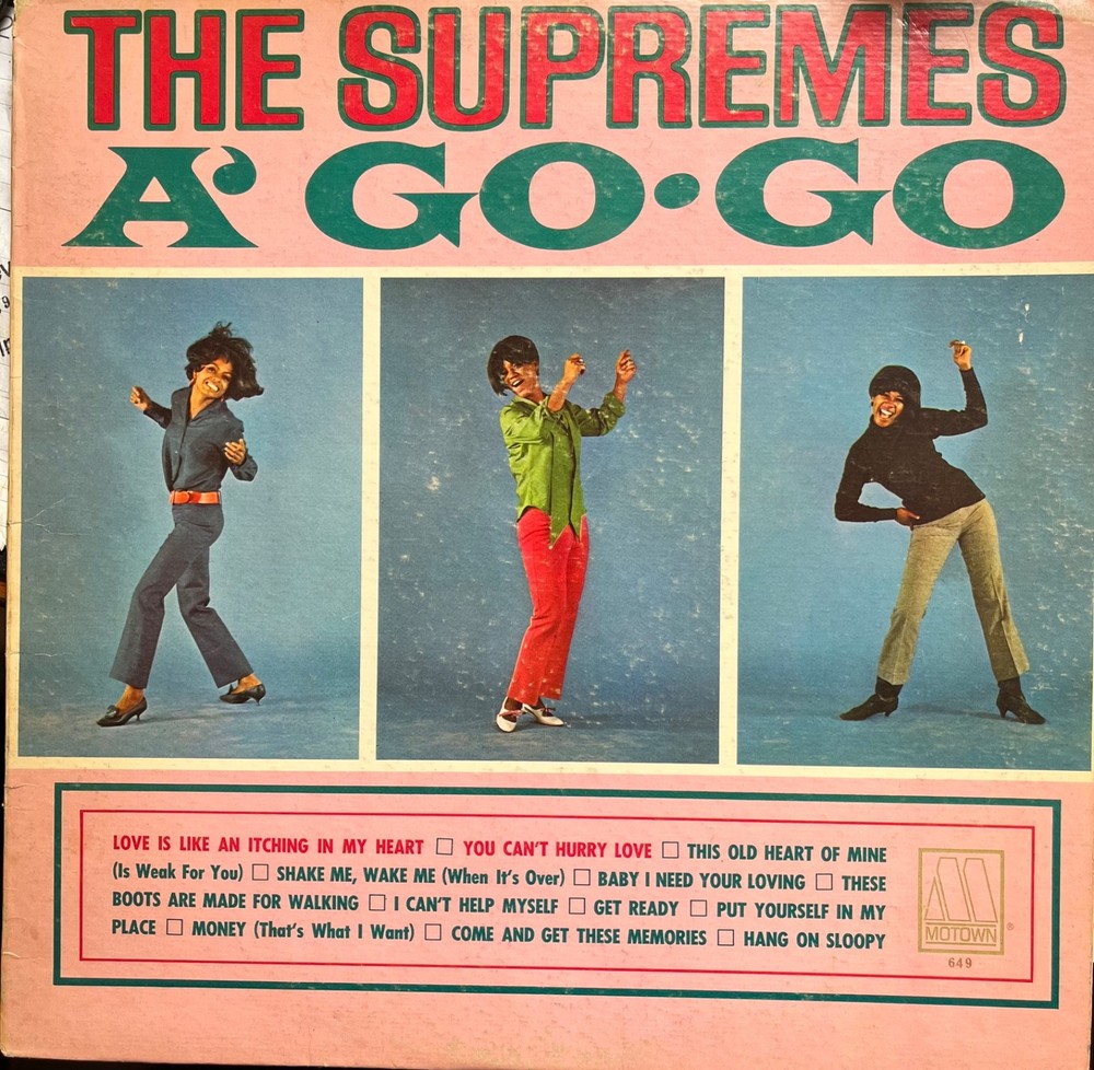 The Supremes - A' Go-Go (Motown Records, 1966) LP Vinyl Record
