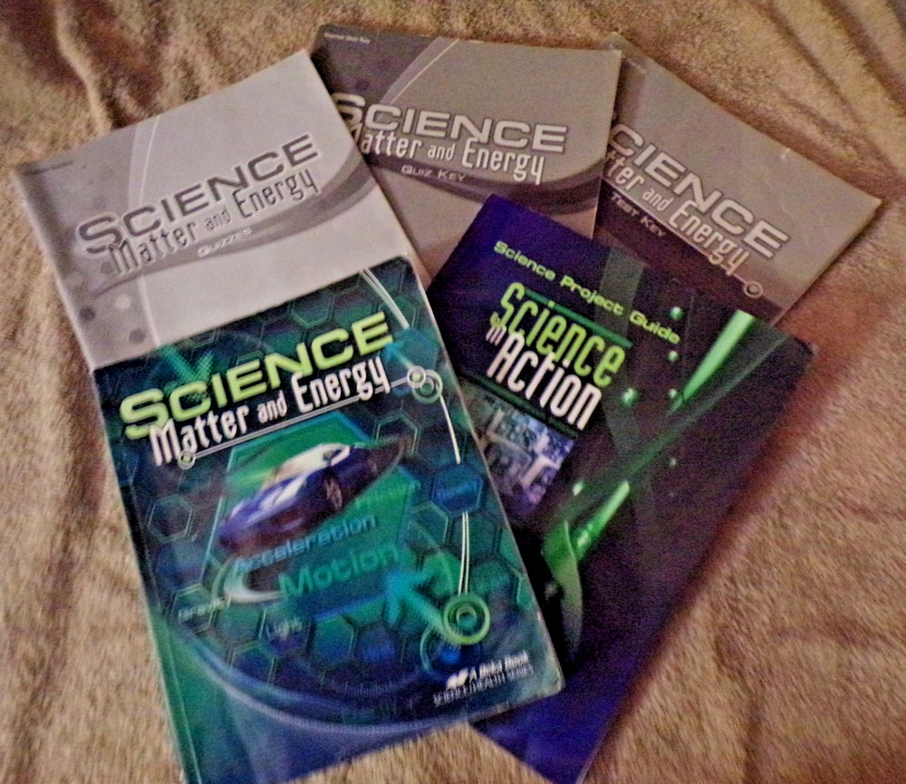 9th Grade Science Matter and Energy Set Abeka