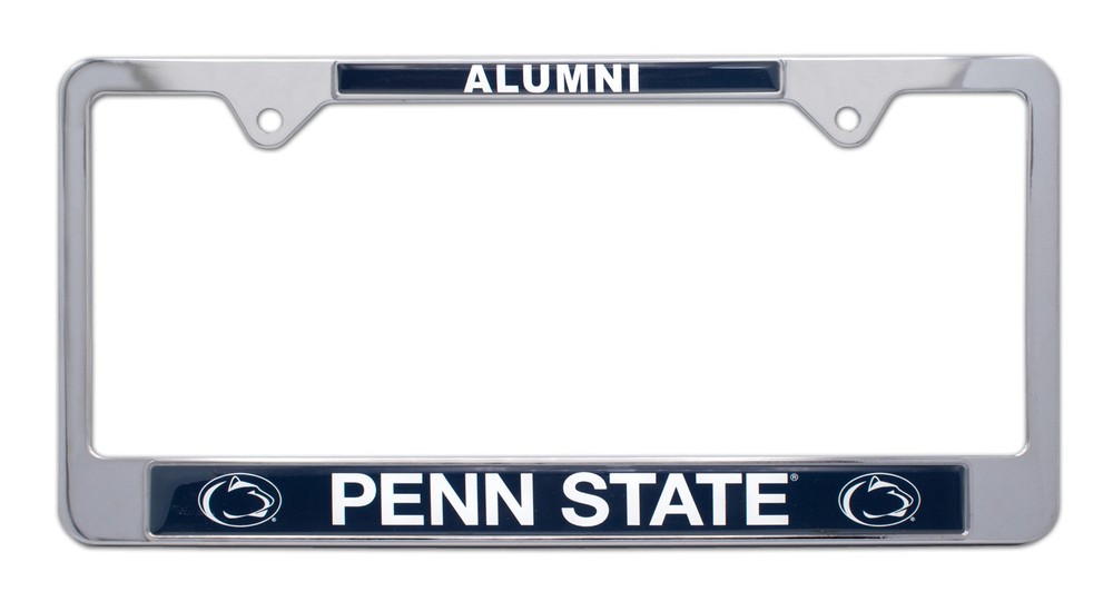 Penn State Nittany Lions NCAA chrome alumni license plate frame USA made