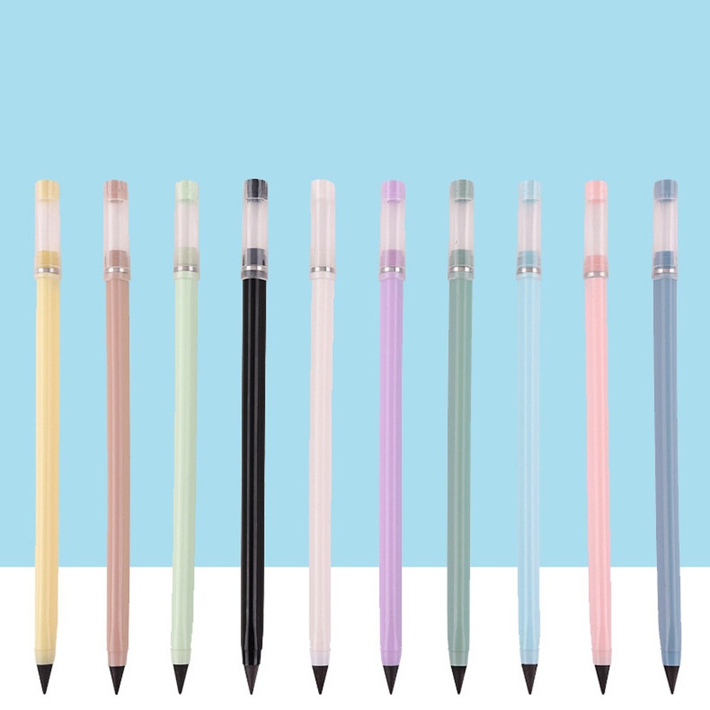 Light Color Inkless Infinite Use Pencil With Eraser For Writing Andpainting Or