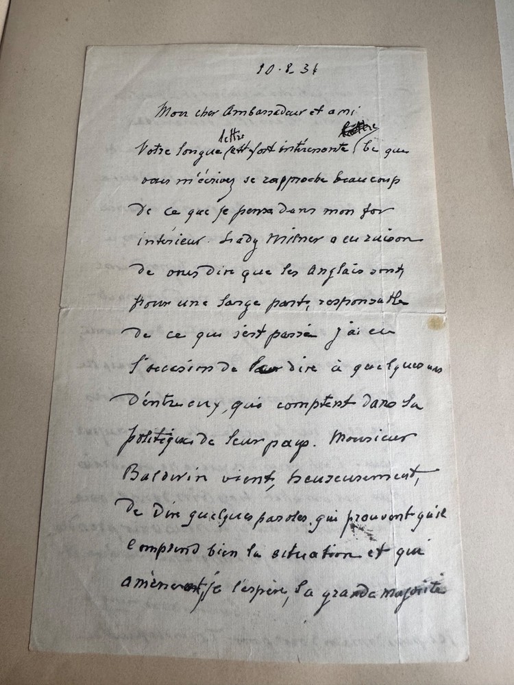 Gaston Doumergue (President of the Republic, 1863-1937) Signed Autograph Letter