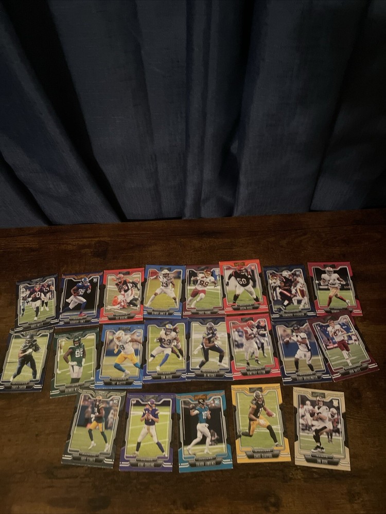 21 Card Lot Of 2021 Playbook Football Includes Base And Rookies