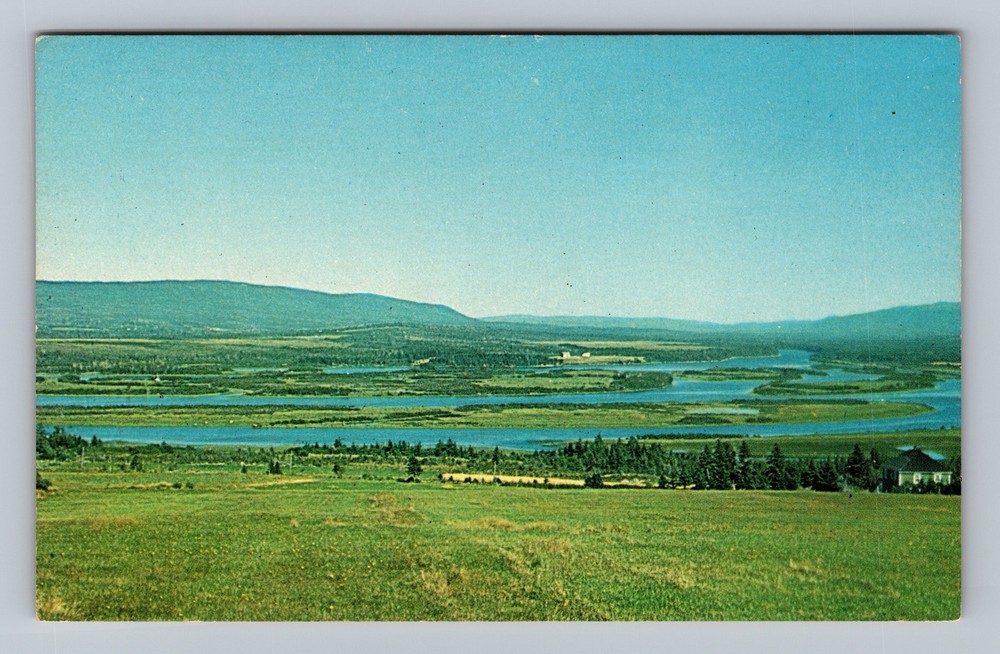 Canada Newfoundland Port Aux Bosques Grand Codroy River Postal Vintage Postcard