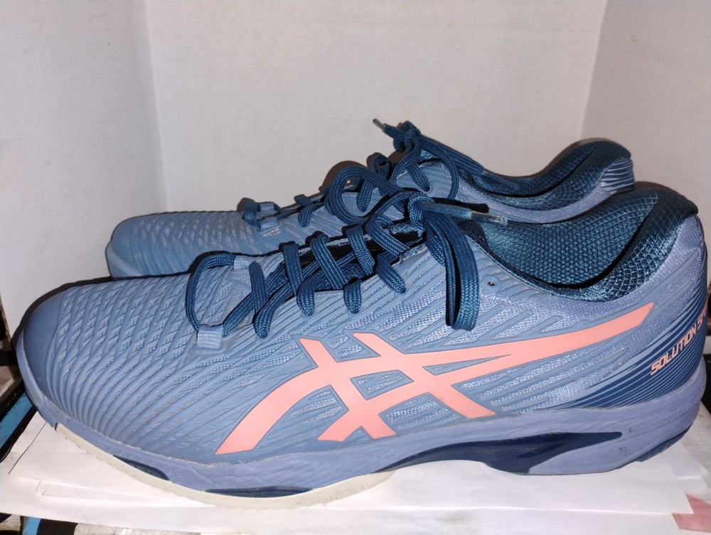 Asics Solution Speed FF 2 Mens Size 11.5 Tennis Shoes Blue