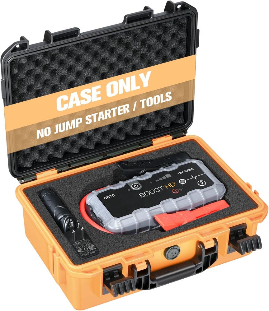 Case for NOCO Boost X GBX75 GB70 – Waterproof Carrying Case with Custom Foam for