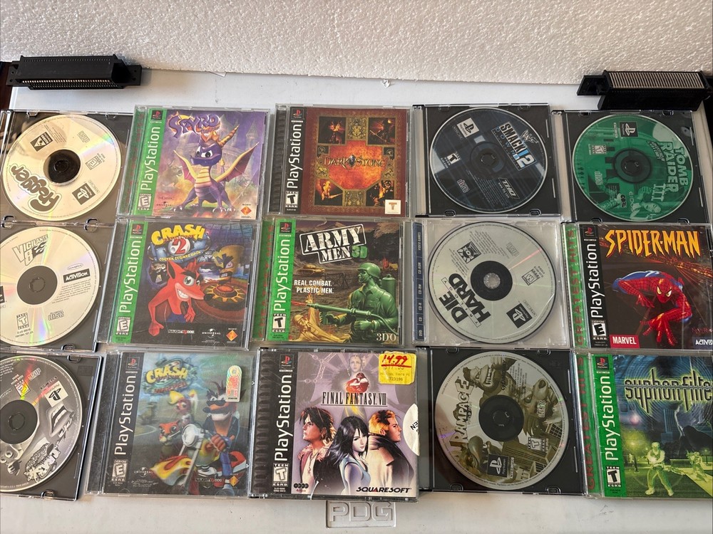 PS1 Game Lot Sony PlayStation Mixed Bundle —Great Titles!  15 Games