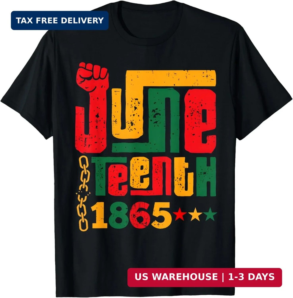 Juneteenth 1865 Black History Freedom Pride American African T-Shirt