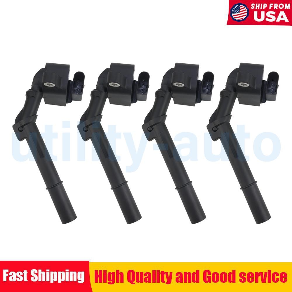 4pcs Ignition Coil Pack for Benz W205 C117 CLA260 CLS260 C200 E260 GLA260 GLE350