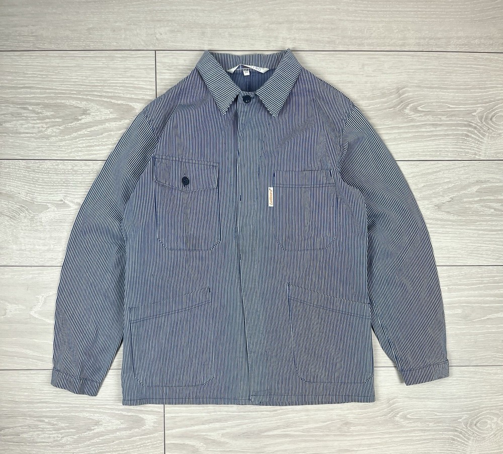 Le Laboureur Vintage 70s Striped French Work Chore Jacket Mens L Size