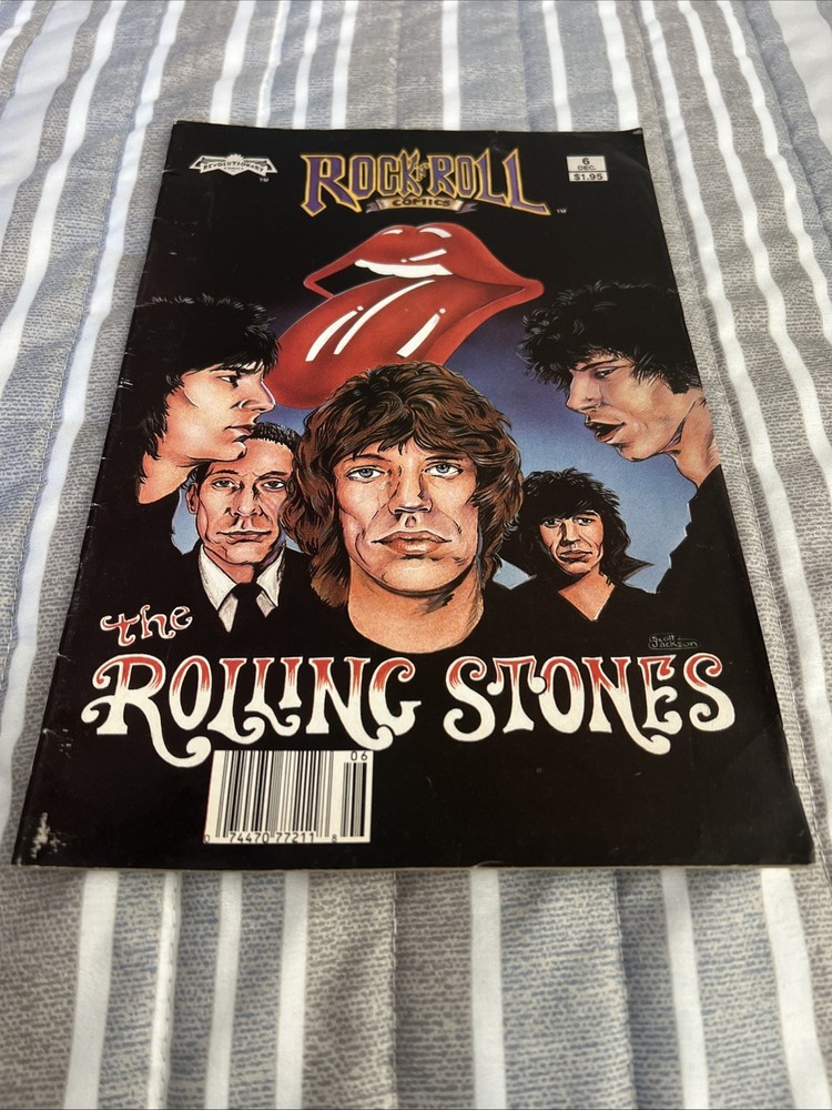Rock 'N' Roll Comics #6 - The Rolling Stones 1989 Revolutionary Comics