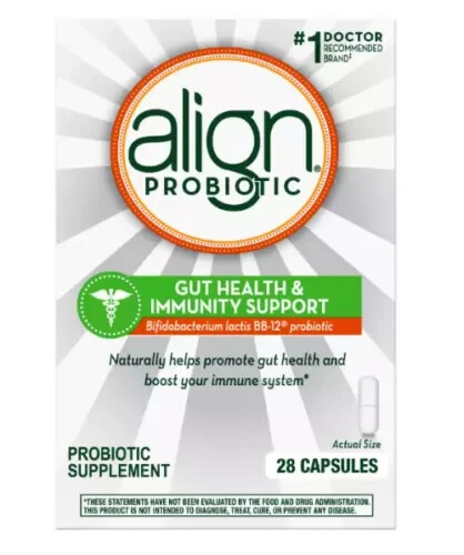 Align Immune Support Daily Probiotic Supplement (28 Capsules) exp 02/2026