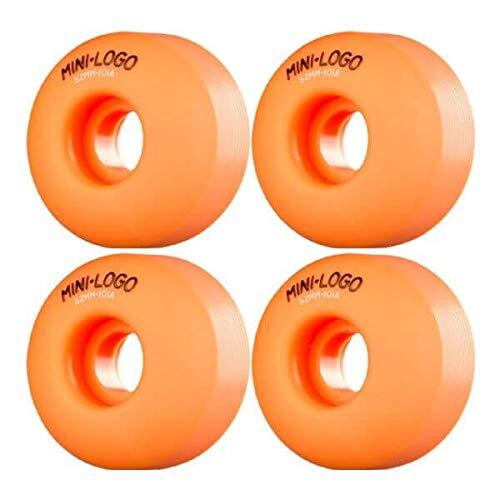 Mini Logo C-Cut Orange Skateboard Wheels - 52mm 101a (Set of 4)