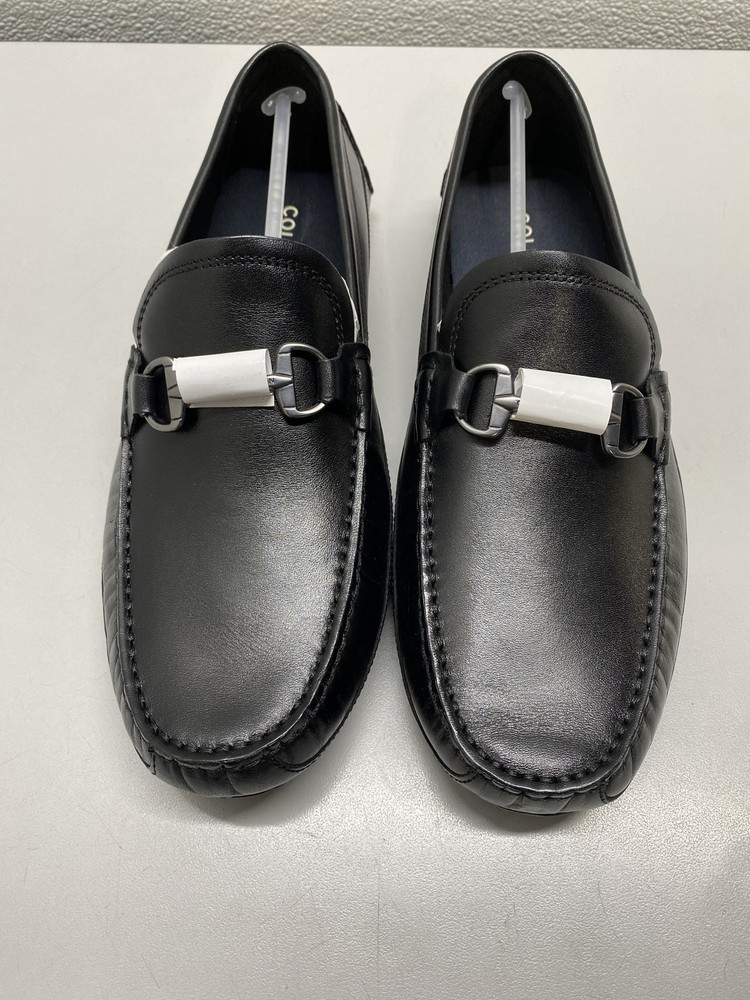 Cole Haan Mens Hutchinson Grand Bit Leather Driving Loafers Size 9 M Black