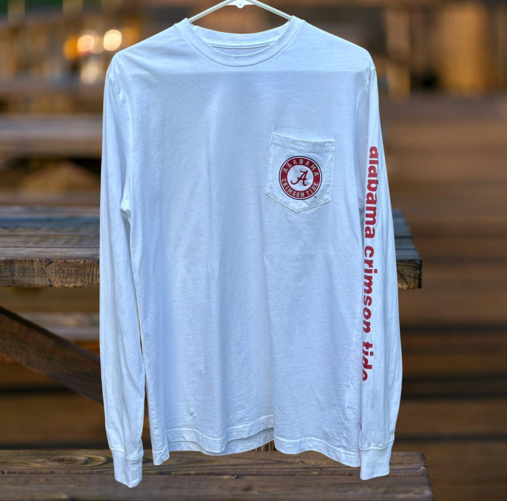 Alabama Crimson Tide Long Sleeve T-Shirt by Champion NCAA (Men's/Unisex Medium)