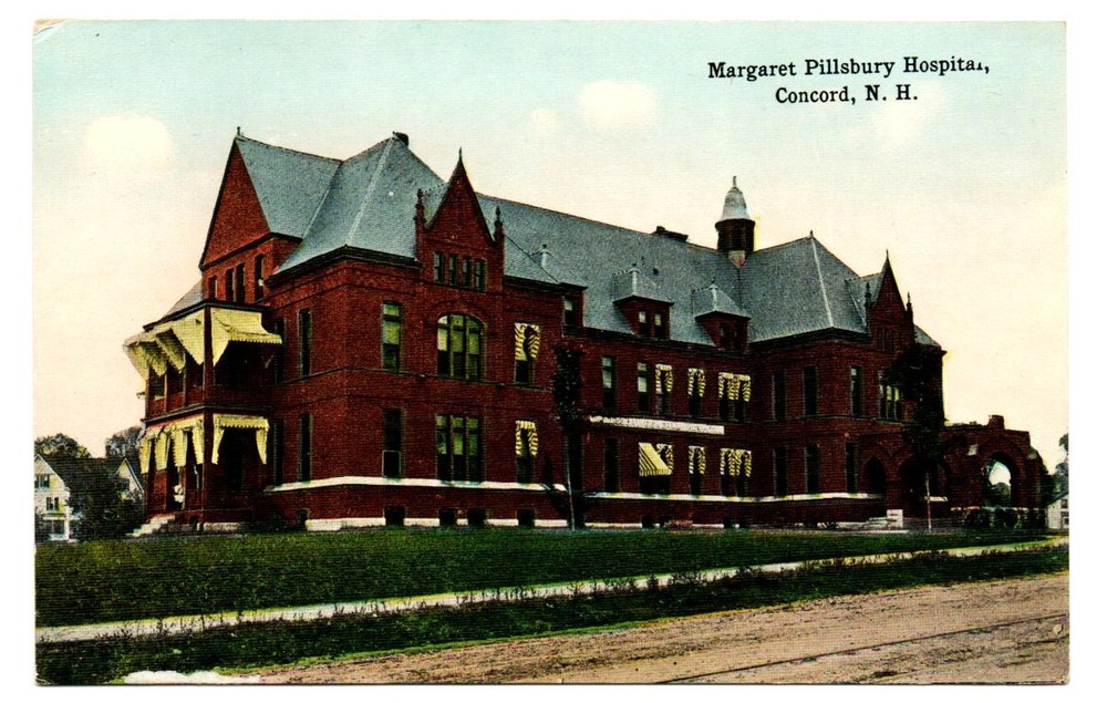 Vintage Postcard Margaret Pillsbury Hospital Concord NH New Hampshire