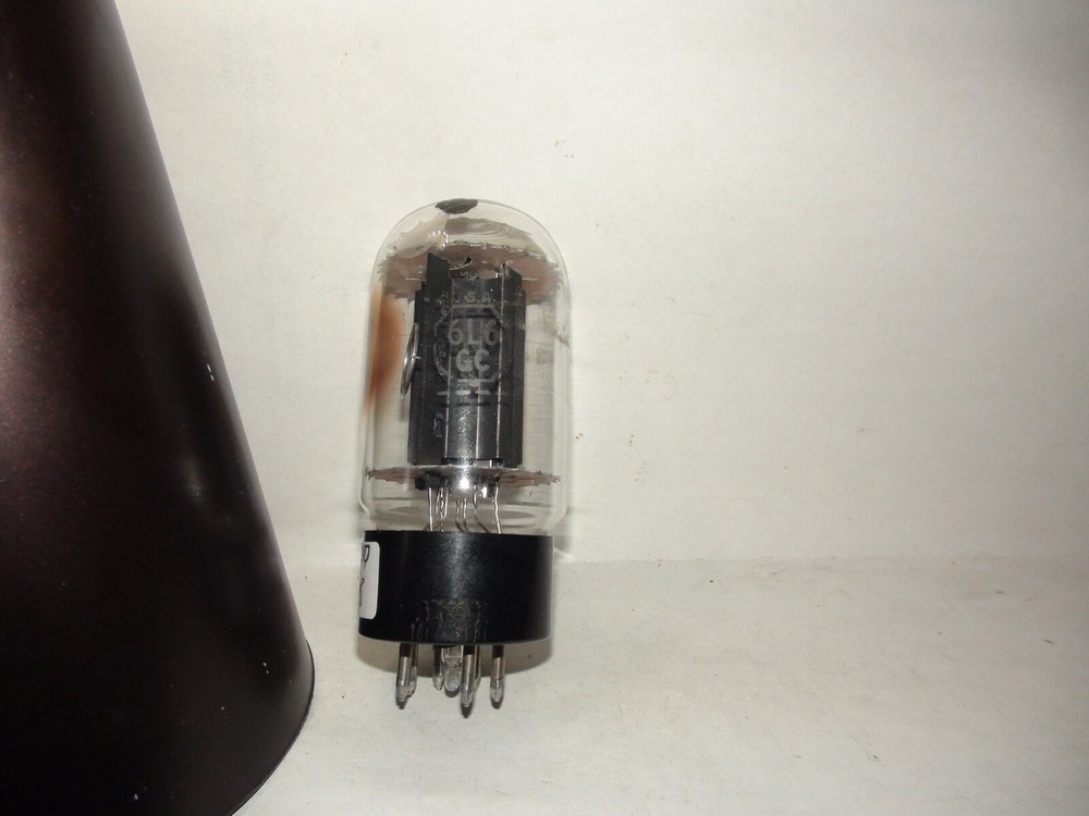 Vintage Rca 6L6GC Vacuum Tube Very Strong Guide Pin Key is Gone