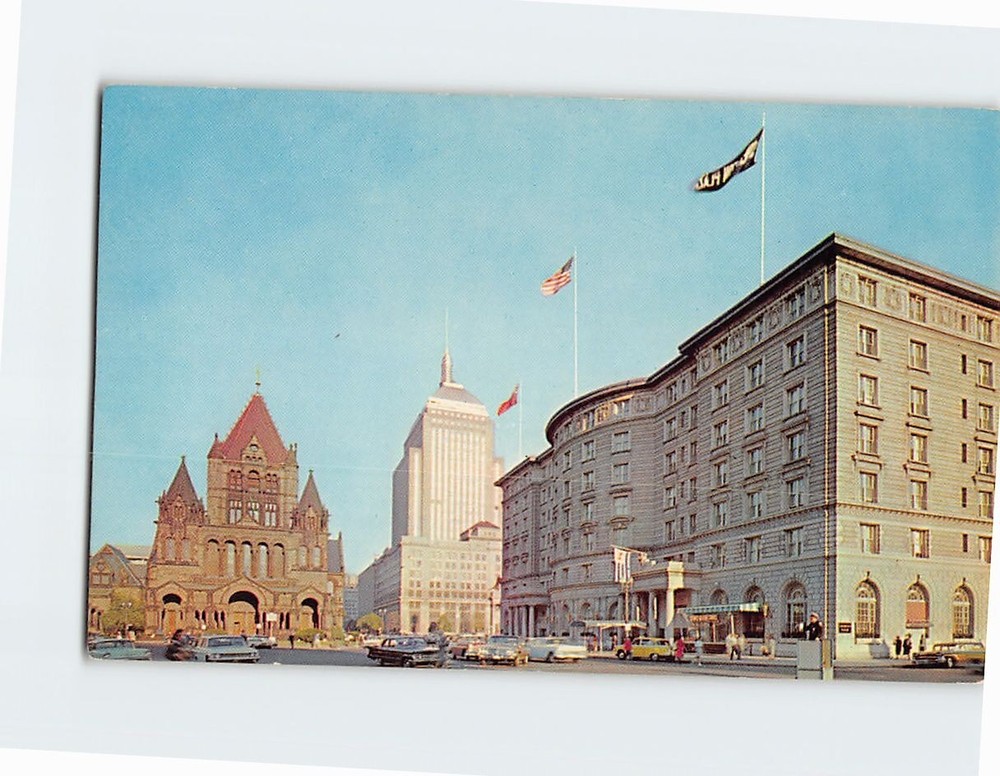 Postcard Sheraton Plaza Hotel Boston Massachusetts USA