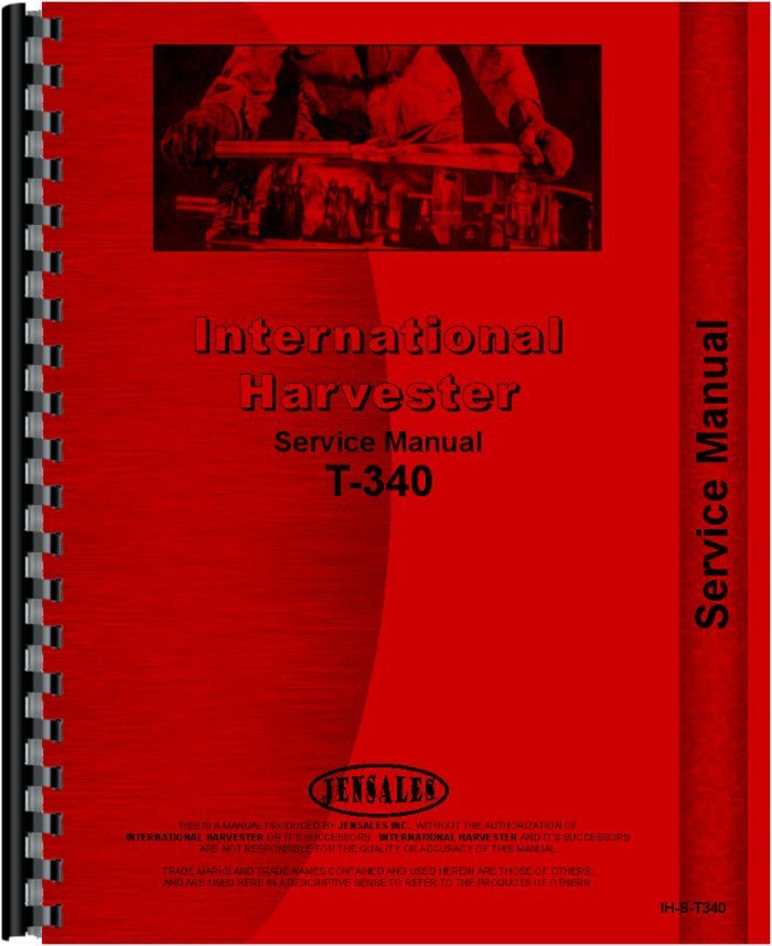 International Harvester Crawler Service Manual (IH-S-T340)