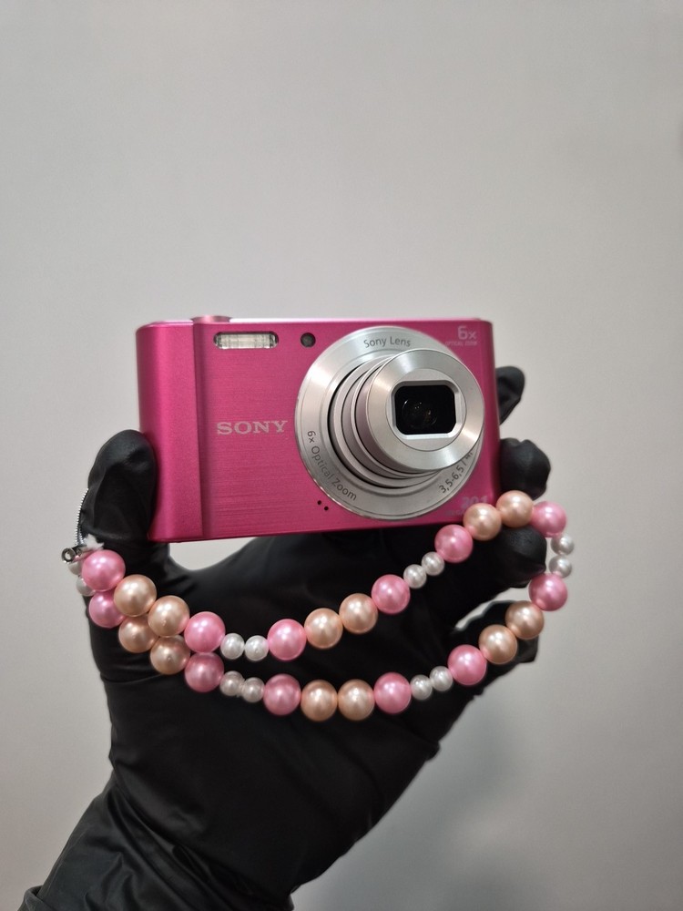 Sony Cyber-shot DSC-W810 20.1MP 6X Compact Digital Camera Pink MINT Read Notes