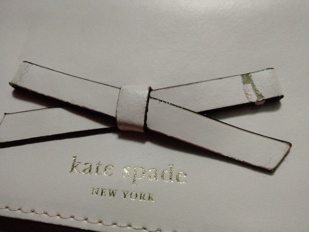 kate spade black trifold wallet