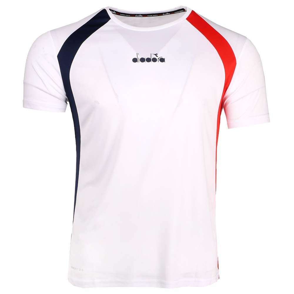 diadora Tennis Crew Neck Short Sleeve Athletic T-Shirt Mens Size S  Casual Tops