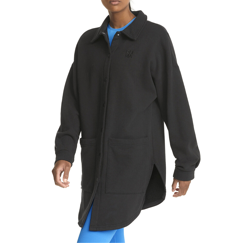 Puma Infuse Womens XL Button Up Shirt Athletic Casual Style 533427-01