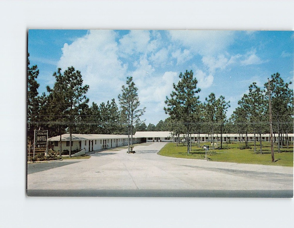 Postcard Greenland Motel Folkston Georgia USA North America