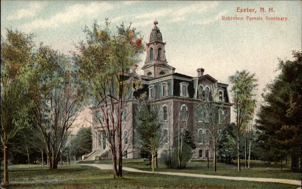 New Hampshire Exeter Robinson Female Seminary ~ c1910 vintage postcard sku165