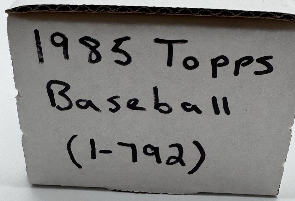 1985 Topps Baseball Complete Set McGwire, Puckett, Clemens RC
