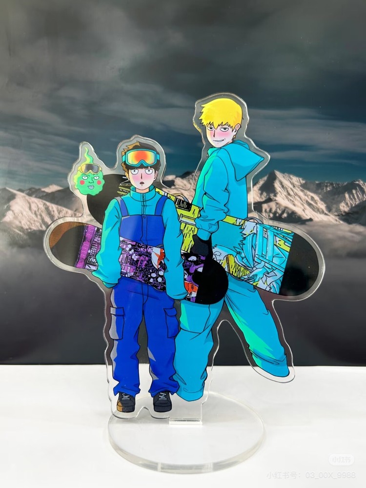 Mob Psycho 100 Reigen Arataka Kageyama Shigeo Doujin Acrylic Stand Figure