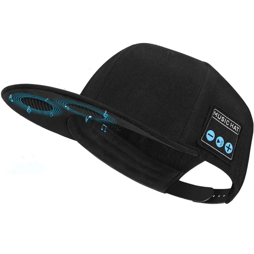 Bluetooth Speaker Hat Adjustable Wireless Smart Cap with Built-in Audio