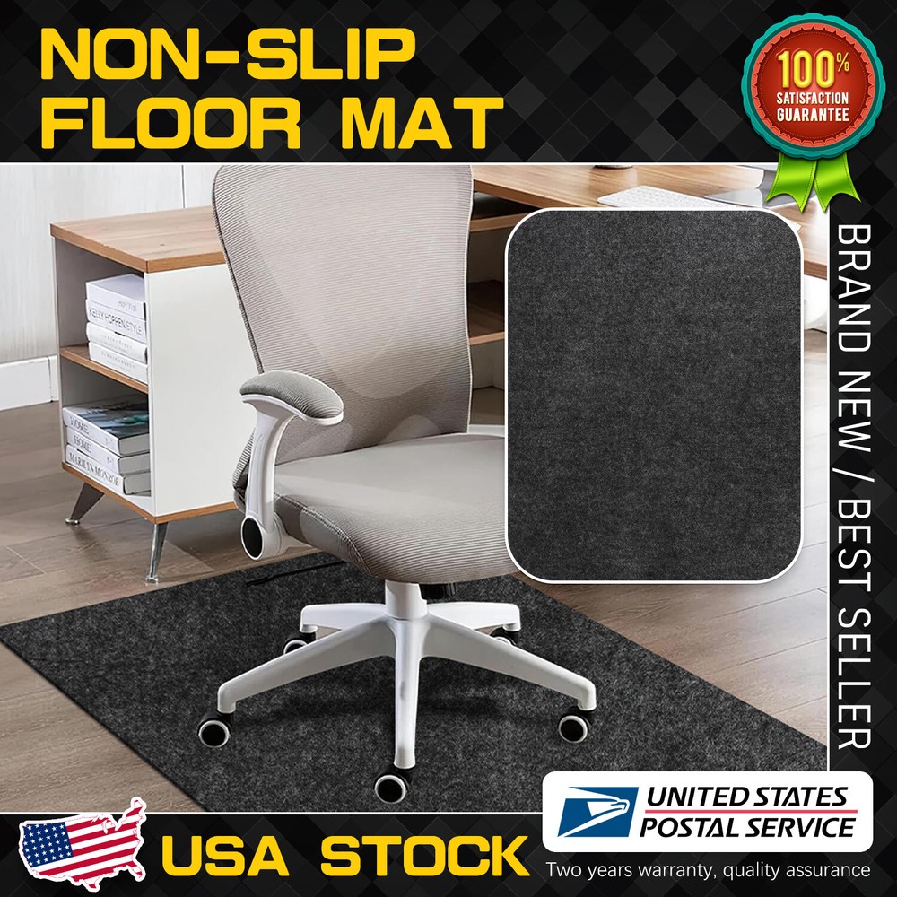 2.5MM Office Chair Mat for Hard Wood Floor Desk Mat for Home Mat Non-slip