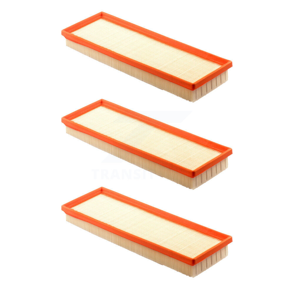 Air Filter (3 Pack) For 2012-2017 Fiat 500 1.4L with Naturally Aspirated