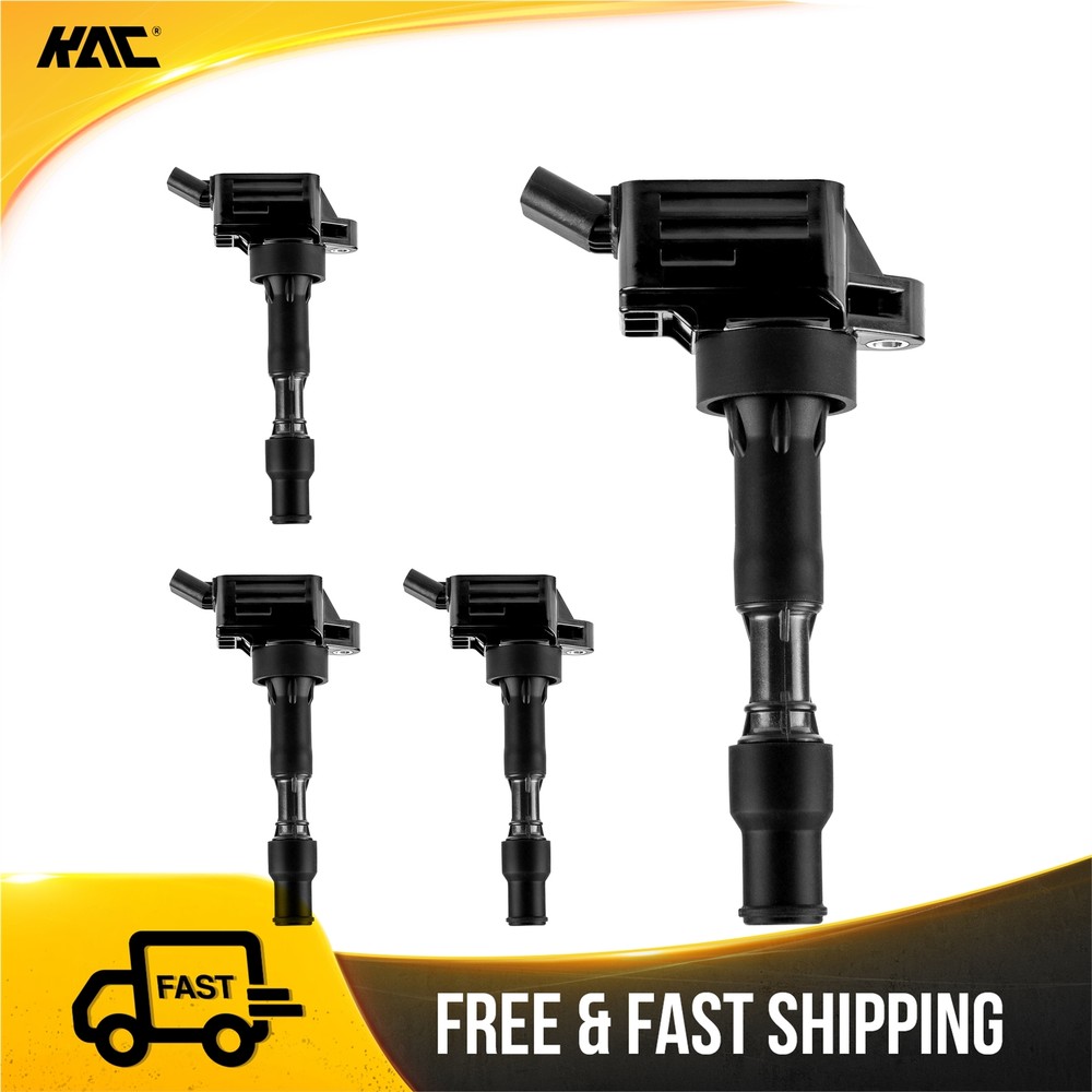 4x Ignition Coil UF816 For Hyundai Elantra Kia Forte Optima Sonata Kona 2.0L New