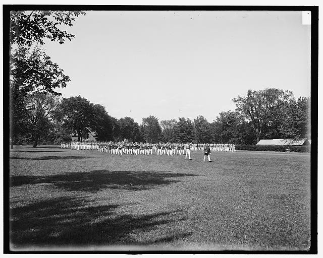 Photo:West Point NY 1905 Battalion Passing in Review Military Parade
