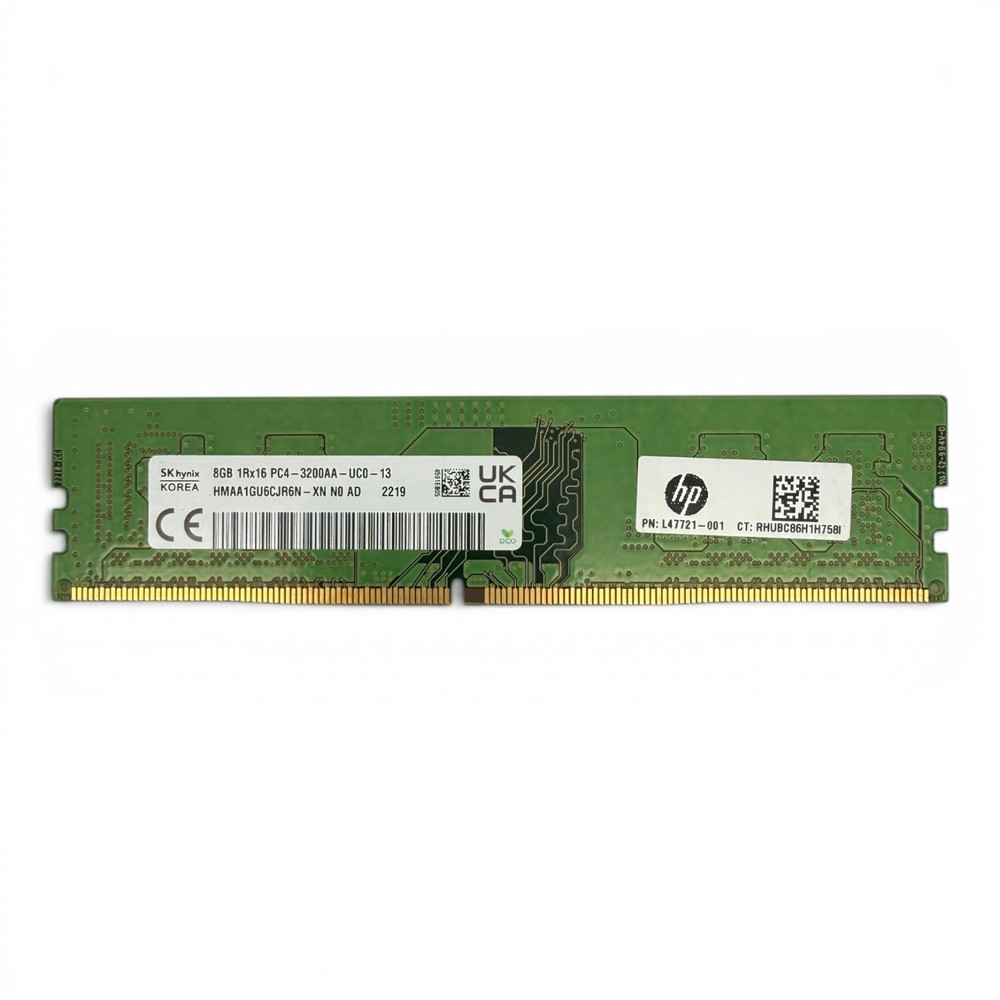 SK Hynix 8GB DDR4 3200MHz PC4-3200AA UDIMM Desktop RAM HMAA1GU6CJR6N-XN