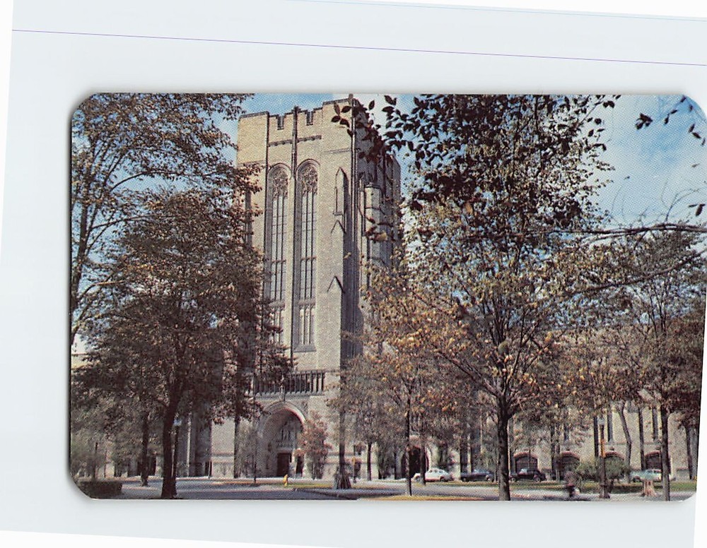 Postcard Payne Whitney Gymnasium Yale University New haven Connecticut USA