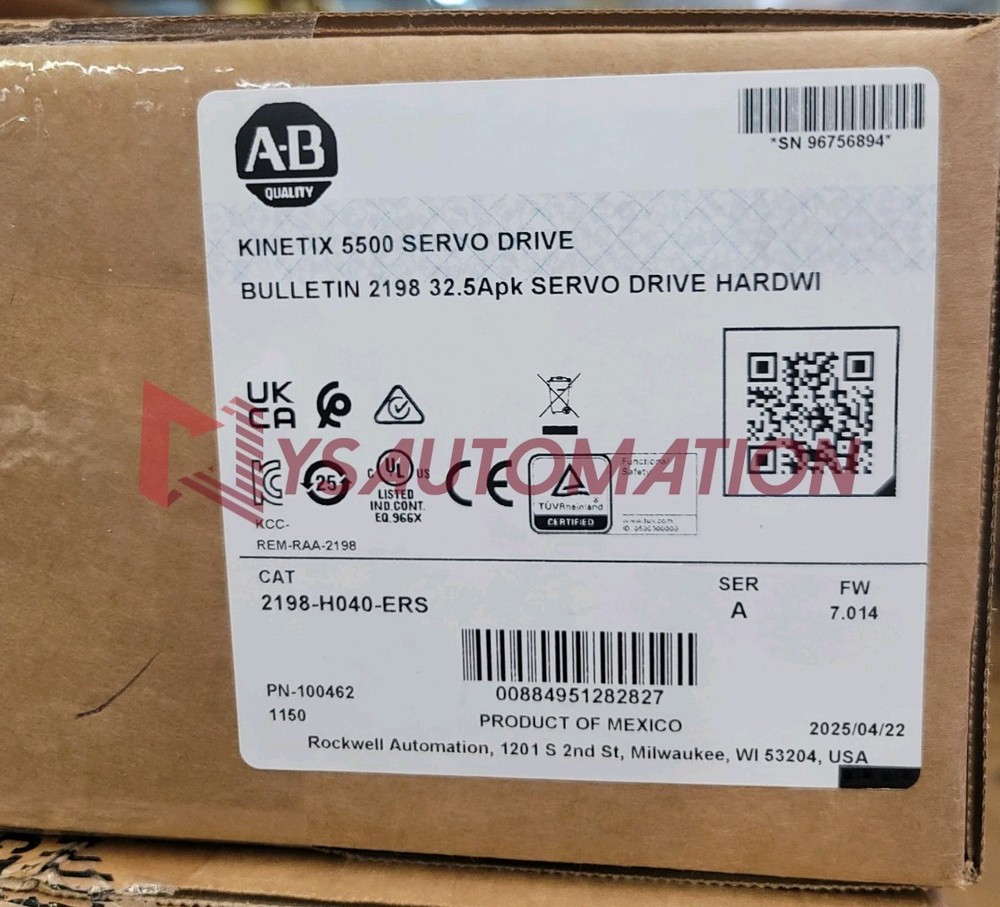 2198-H040-ERS2 New NEW PLC Kinetix 5500 SERVO DRIVE 2198H040ERS2 1 PC