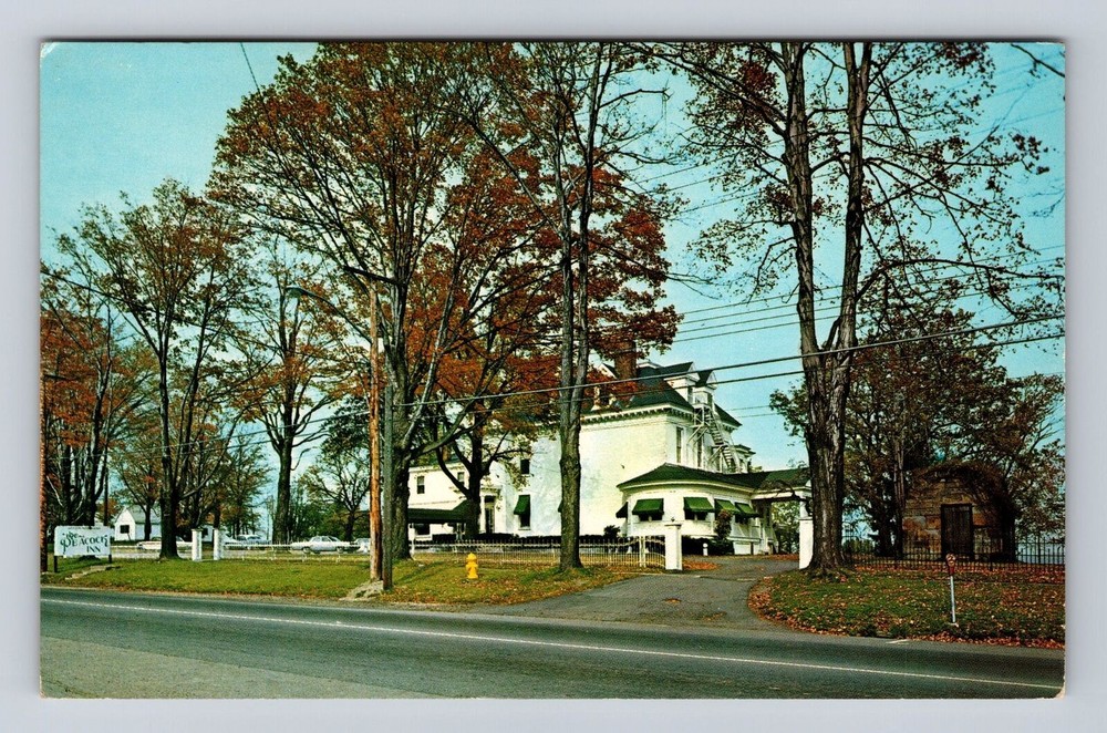 Mayville NY-New York, Peacock Inn, Vintage Postcard