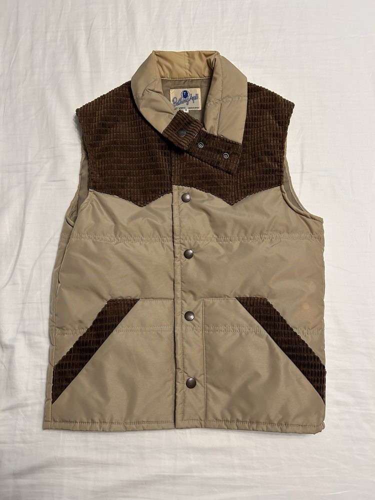 A Bathing Ape BAPE Vest Jacket Nigo Era Size Small Brown Puffer | Vintage