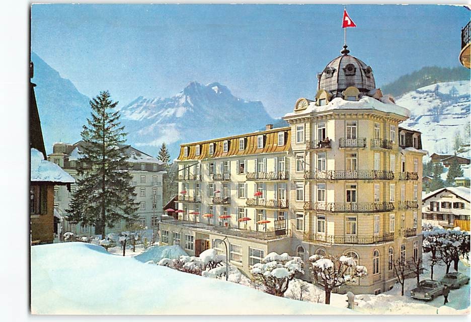 Postcard Hotel Schweizerhof Engelberg Switzerland