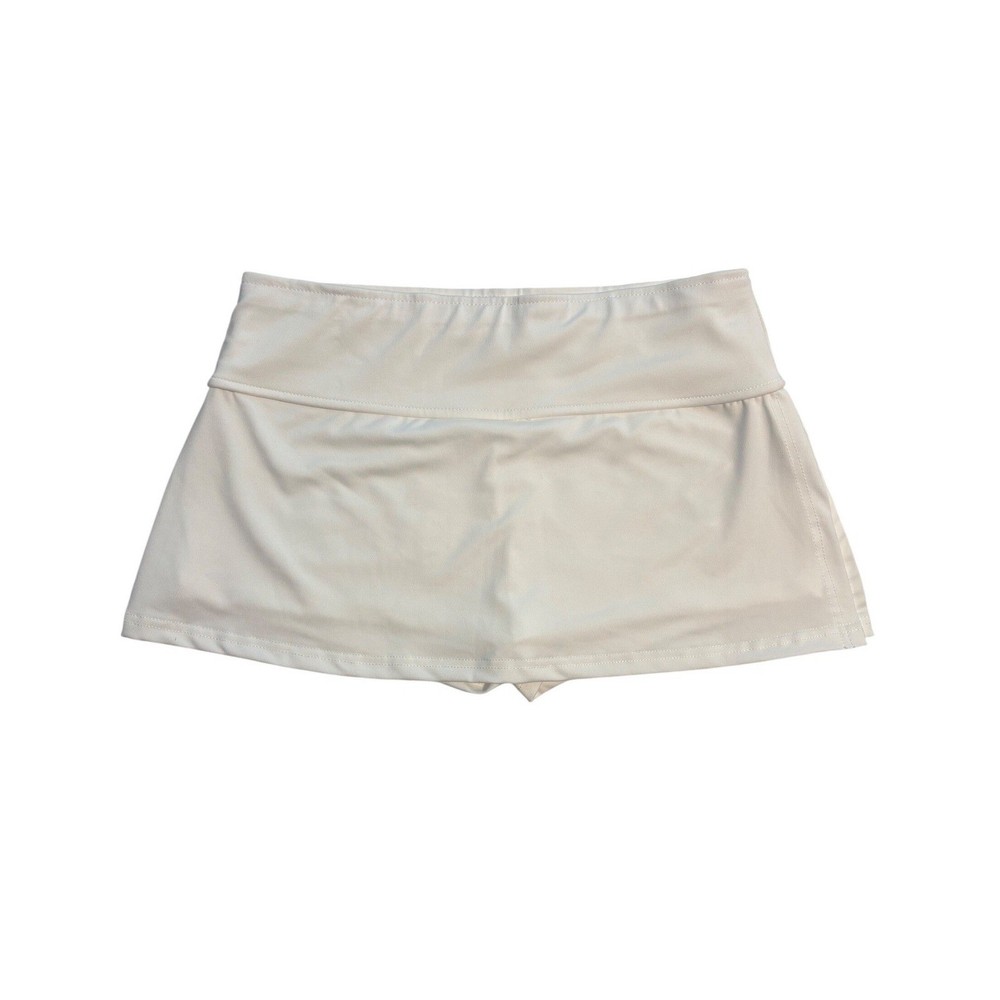 Skort White Athletic Tennis Pickleball Golf Mini Skirt Shorts Women's Size M